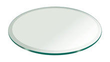 Load image into Gallery viewer, 36&quot; Inch Round Glass Table Top 1/2&quot; Thick Tempered Beveled Edge by Fab Glass and Mirror