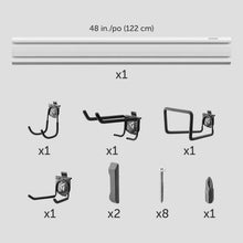 Load image into Gallery viewer, Gladiator GAKT48LWGY Lawn Care GearTrack Pack, Gray