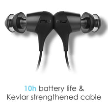 Load image into Gallery viewer, Optoma NuForce BE2 Wireless Bluetooth Earphones with Patented SpinFit eartips, 10h Battery, Microphone, AAC Support for iPhone