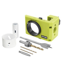 Load image into Gallery viewer, Ryobi A99DLK4 Wood and Metal Door Lock Installation Kit for Installing Deadbolts and Locksets
