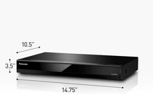 Load image into Gallery viewer, Panasonic 4K Ultra HD Blu-ray Player with HDR10, HDR10+ and Hybrid Log-Gamma (HLG) Playback, Hi-Res Sound, 4K VOD Streaming and Voice Assist – Black (DP-UB420)