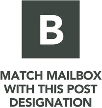 Load image into Gallery viewer, Gibraltar Mailboxes Edwards Large Capacity Galvanized Steel, Post-Mount Mailbox