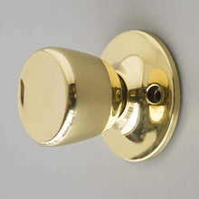 Load image into Gallery viewer, Design House 728287 Terrace Reversible Dummy Door Knob, Polished Brass Finish, 1