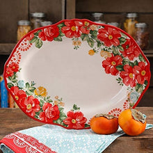 Load image into Gallery viewer, The Pioneer Woman Vintage Floral 14.5" Serving Platter