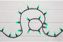 Load image into Gallery viewer, Home Accents Holiday 17.3 ft. 50-Light Green LED Faceted C3 Super Bright Constant-On Light String