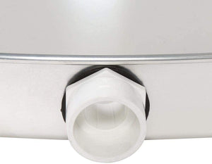 20 in. I.D. Aluminum Water Heater Drain Pan with PVC Fitting