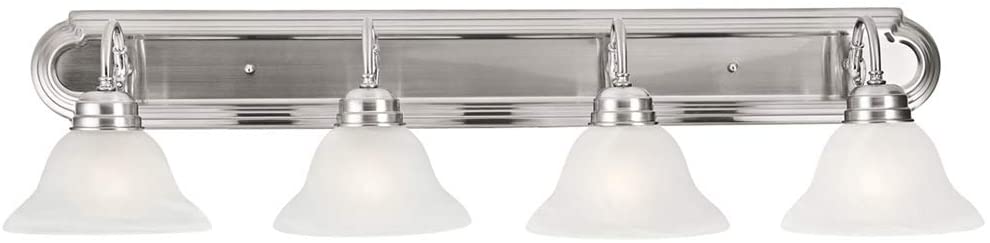 Design House Millbridge Traditional Indoor Dimmable Wall Light with Alabaster Glass