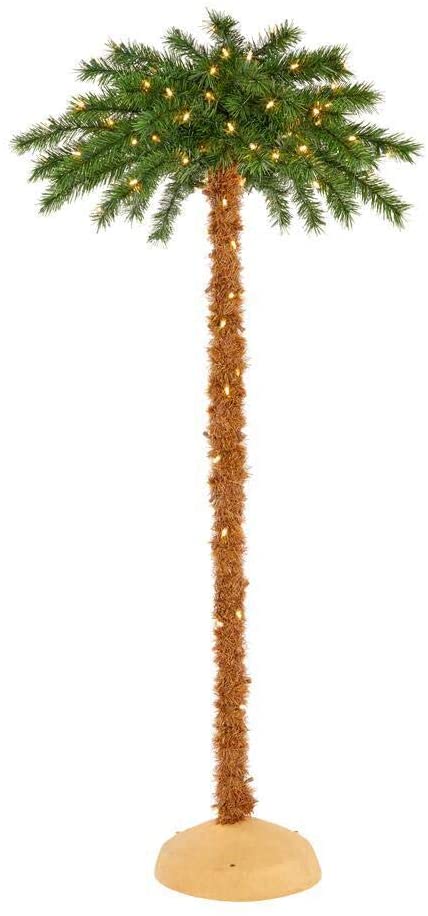 Home Accents Holiday 5 ft LED Artificial Palm Tree with 150 Warm White Lights