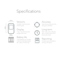 Load image into Gallery viewer, Corentium Home Radon Detector by Airthings 223 Portable, Lightweight, Easy-to-Use, (3) AAA Battery Operated, USA Version, pCi/L