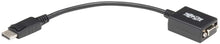 Load image into Gallery viewer, Tripp Lite DisplayPort to VGA Video Adapter, DP to VGA Video Converter, Active Display Adapter (M/F), 6 in. (P134-06N-VGA), Black
