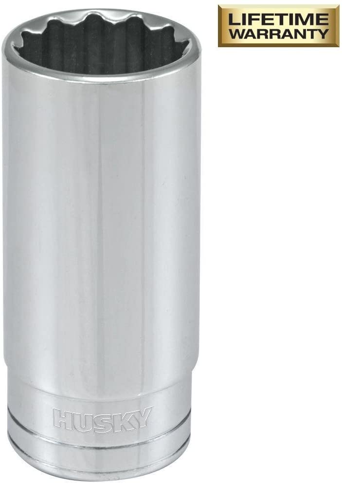 Husky 1/2 in. Drive 12-Point 15/16 in. Deep Socket