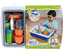 Load image into Gallery viewer, Spark Kitchen Sink,Blue,15.8 x 14.8 x 5.8 inches
