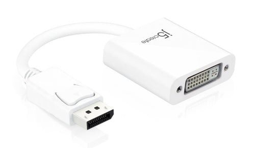J5 Create JDA134 DisplayPort to DVI Adapter for PC and Notebook