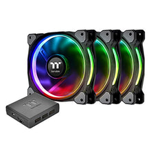 Load image into Gallery viewer, Thermaltake Riing Plus 12 RGB Tt Premium Edition 120mm Software Enabled Case/Radiator Fan -Triple Pack- CL-F053-PL12SW-A