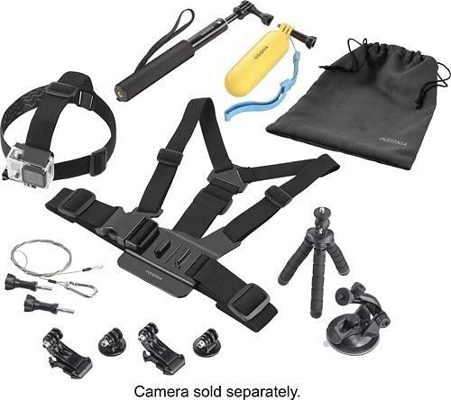Insignia - Essential Accessory kit for GoPro Action Camera