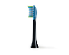 Load image into Gallery viewer, Philips Sonicare Premium Plaque Control replacement toothbrush heads, HX9044/95, BrushSync technology, Black 4-pk