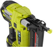 Load image into Gallery viewer, RYOBI P1854 18-Volt ONE+ Lithium-Ion Cordless AirStrike 18-Gauge Brad Nailer with (1) 1.5 Ah Battery and (1) 18-Volt Charger