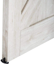 Load image into Gallery viewer, 36 in. x 84 in. Sandstone Oak K Design Solid Core Interior Barn Door with Rustic Hardware Kit