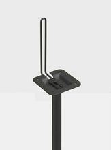 Load image into Gallery viewer, Atlantic Adjustable Height Speaker Stands - Set of 2 Holds Satellite Speakers, Adjustable Stand Height from 27&quot; to 48&quot;, Heavy Duty Powder Coated Aluminum with Wire Management PNSPSCUR47 in Titanium