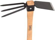 Load image into Gallery viewer, AMES 1994800 Steel Hoe/Cultivator with Wood Handle, 14 Inch