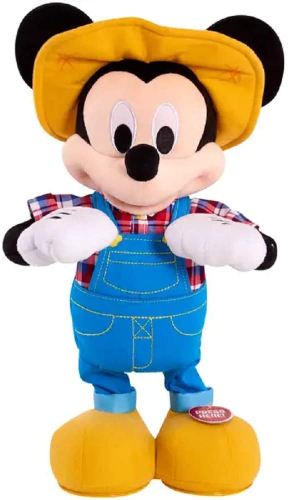Disney Junior Mickey Mouse Sing and Dance Plush Toy, Great Interactive Play for Kids