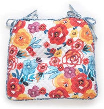 Load image into Gallery viewer, The Pioneer Woman Flea Market Reversible Chairpad by The Pioneer Woman