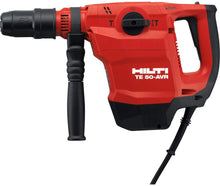 Load image into Gallery viewer, Hilti 120-Volt SDS Max TE 50-AVR Corded Rotary Hammer Drill Kit with Pointed Chisel, Drill Bit and Power Cord
