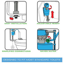 Load image into Gallery viewer, NEXT BY DANCO HydroClean Water-Saving Toilet Fill Valve Repair Kit with Cleaning Tube, Blue and Gray, 1-Pack (HC660)
