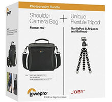 Load image into Gallery viewer, Lowepro/Joby - Format 160 Camera Bag &amp; GorillaPod SLR-Zoom Tripod and ballhead - Black