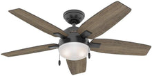 Load image into Gallery viewer, Antero 46 in. LED Indoor Matte Black Ceiling Fan with Light Kit