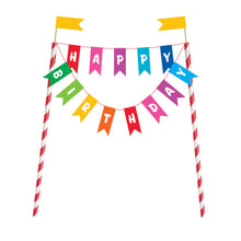 Load image into Gallery viewer, Rainbow Birthday Pinata, Pull String