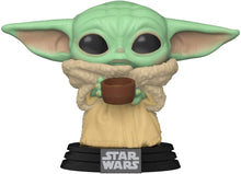 Load image into Gallery viewer, Funko Pop! Star Wars: The Mandalorian - The Child with Cup Vinyl Bobblehead