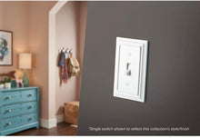 Load image into Gallery viewer, Wood Architectural 4 Toggle Wall Plate - White