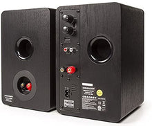 Load image into Gallery viewer, Crosley S100A-BK Bluetooth Enabled Powered Stereo Speakers, Black (Pair)