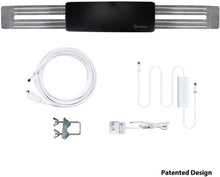 Load image into Gallery viewer, ANTOP AT-404B Wing Smartpass Amplified Outdoor/Attic TV Antenna with High Gain and Built-in 4G LTE Filter -45/65 Miles Long Range Multi-Directional Reception - 33ft Detachable Coaxial Cable