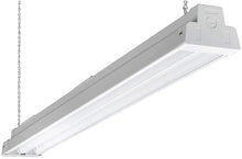 Load image into Gallery viewer, Commercial Electric 4 ft. White Integrated LED 9000 Lumens Industrial Linear Low Bay Light 162-Watt Equivalent Dimmable 5000K