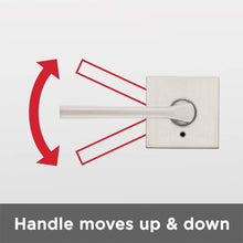 Load image into Gallery viewer, Kwikset 91550-021 Square Lisbon Square Bed/Bath Lever in Venetian Bronze