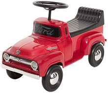 Load image into Gallery viewer, Beyond Infinity - 1956 Ford Children&#39;s Foot to Floor Ride On Truck, Red - Kid Powered Wheels, Stamped Steel, Ford Licensed, for Ages 1-3