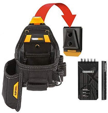 Load image into Gallery viewer, ToughBuilt - Tape Measure/Utility Knife Pouch + Notebook &amp; Pencil - 7 Pockets and Loops, Notebook Pocket, Plastic-lined Knife Pocket (Patented ClipTech Hub &amp; Belts) (TB-CT-25X)