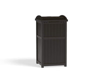 Load image into Gallery viewer, Suncast 33 Gallon Outdoor Trash Hideaway with Lid