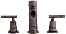 Load image into Gallery viewer, Glacier Bay Bamboo 8 in. Widespread 2-Handle Low-Arc Bathroom Faucet in Bronze