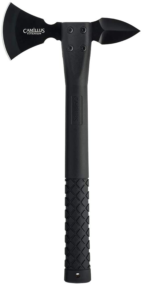 Camillus Ravenous, 13.5-inch Tomahawk with Sheath, Black