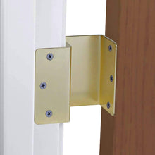 Load image into Gallery viewer, HealthSmart Door Hinges that Expand and Allow up to 2 Extra Inches for Handicap, Wheelchairs, Walkers and Rollator Accessibility, Brass