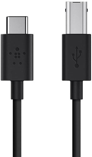Belkin 2.0 USB-C to USB-B Printer Cable, 6-Foot (E9M022bt06-BLK)