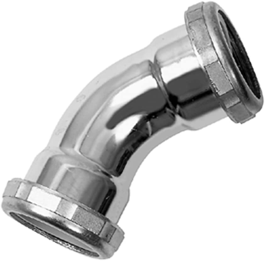 45 Degree Slip Joint Elbow, Chrome - 20 Ga.