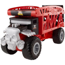 Load image into Gallery viewer, Unlock Storytelling and Imaginative Play with Cool,Fun and Exciting Hot Wheels Monster Truck Monster Mover,Large-Scale Transporter Stores up to 12 1:64 Scale Monster Trucks,Red/Black,Great Gift Idea