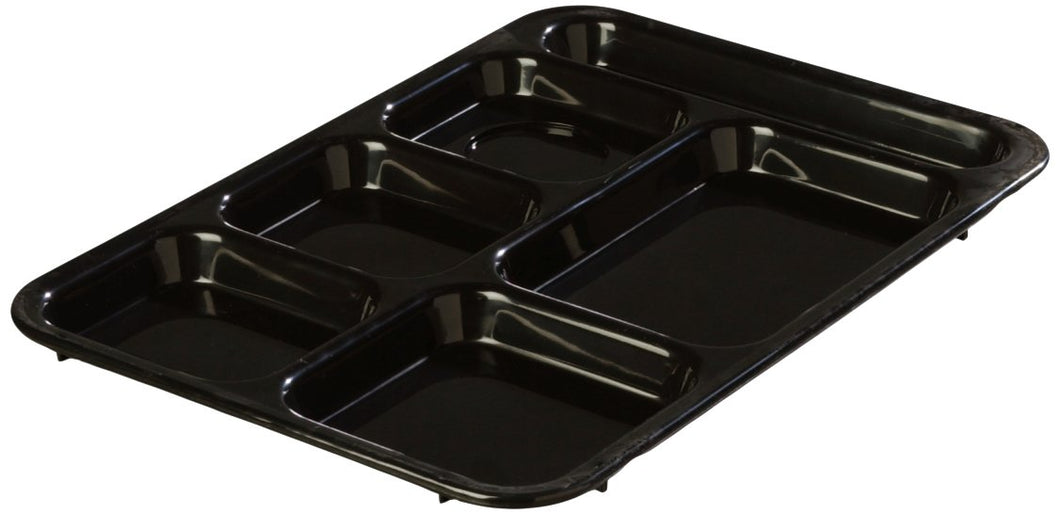 Carlisle ABS Six-Compartment Right-Hand Tray, 0.69 x 14.37 x 10.00