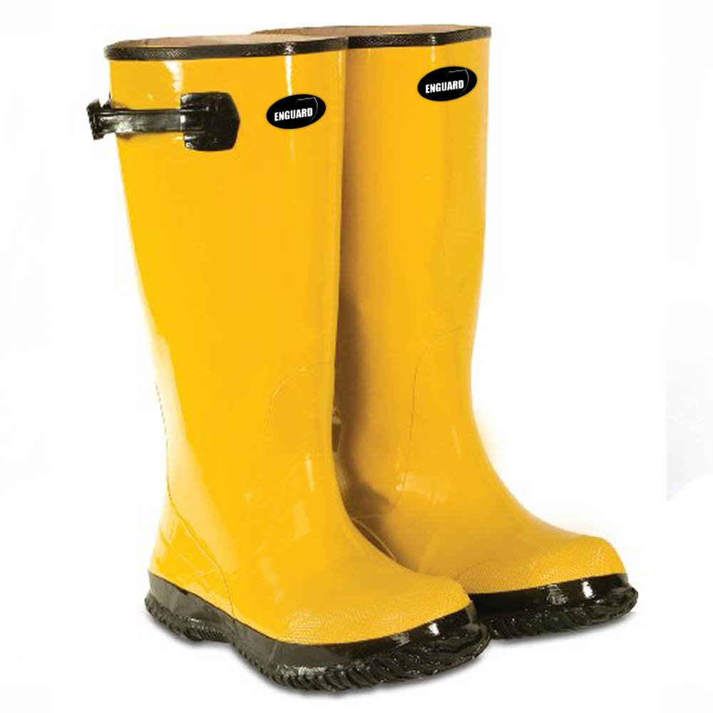 Enguard Men Size 12 Yellow Rubber Slush Boots