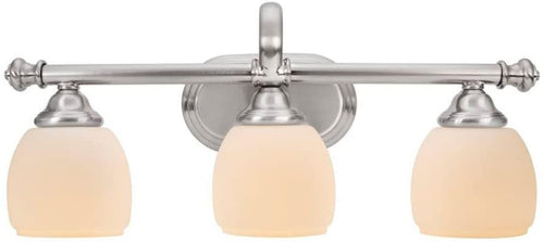 Home Decorators Collection Cedar Cove 3-light Brushed Nickel Bath Light 10000031004