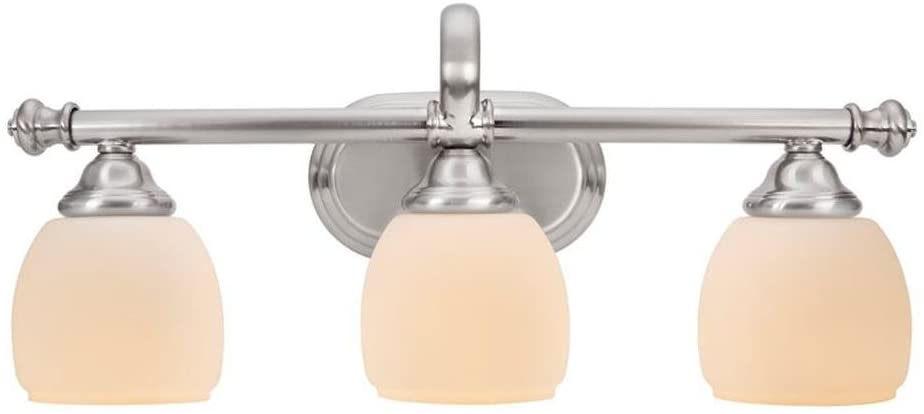 Home Decorators Collection Cedar Cove 3-light Brushed Nickel Bath Light 10000031004